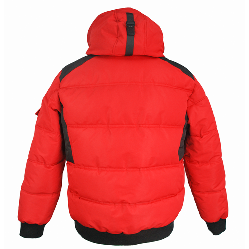 Autumn windproof outdoor customized heavy Padding coats for fall winter jacket mens